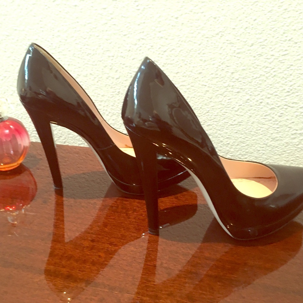 Miu Miu Patent Leather Platform Stilettos